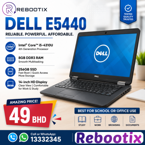 Dell E5440 i5, 8GB Ram, 256GB SSD Dell E5440 i5, 8GB Ram, 256GB SSD