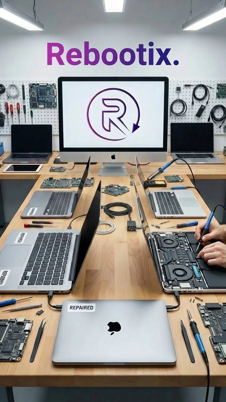 Experienced laptop technicians repairing electronic devices in Bahrain